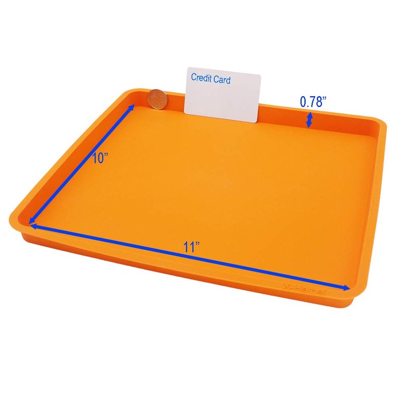X-Haibei Swiss Roll Cake Mat Flexible Baking Tray Silicone Cookies Mold L10 W11inch H 0.78inch - Image 4